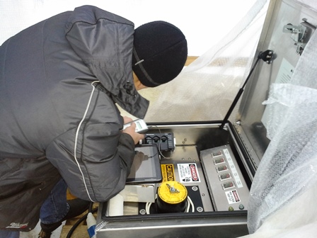 Проведение исследования тепло-физических свойств грунта с помощью оборудования GeoCube